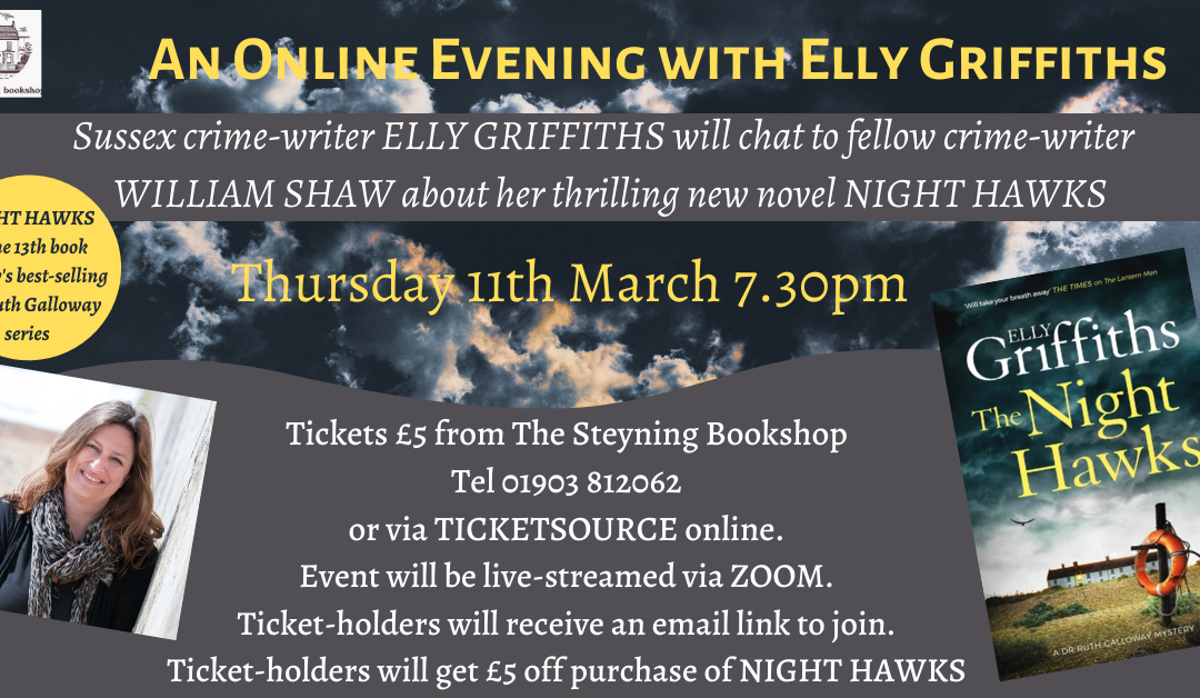 An Online Evening with Elly Griffiths