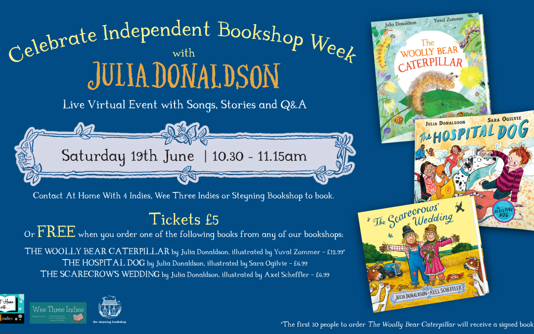 Julia Donaldson Live Virtual Event: Songs, Stories and Q & A