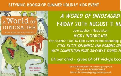 A World of Dinosaurs! – kids event with VICKY WOODGATE